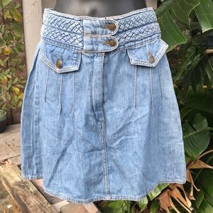 Free people denim miniskirt